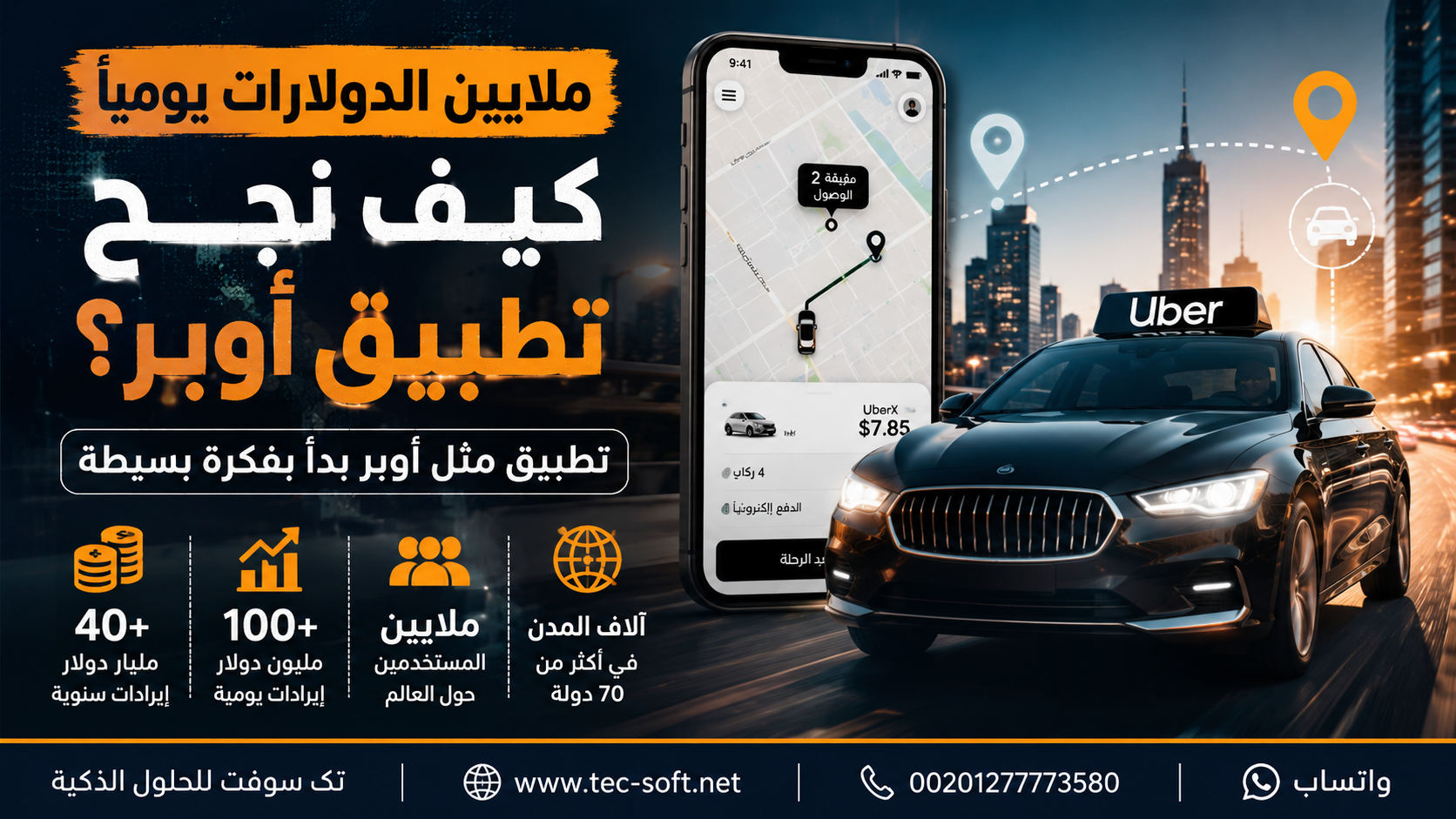 تطبيق مثل أوبر