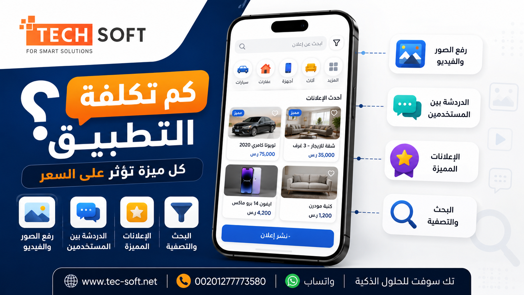 تكلفة تطبيق إعلانات