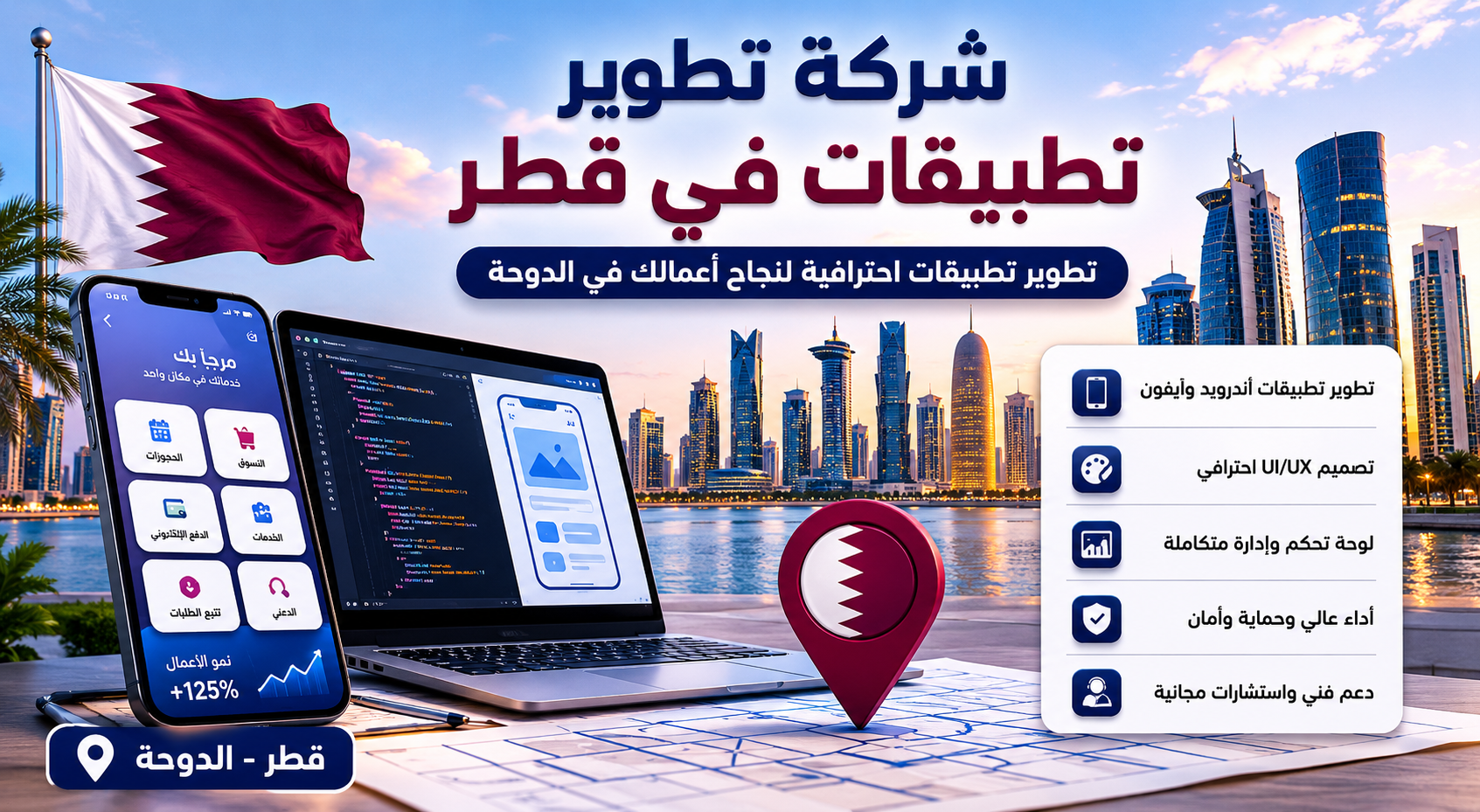 شركة تطوير تطبيقات في قطر