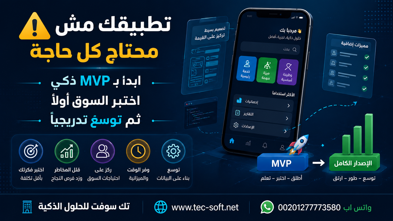 تطوير التطبيقات في تك سوفت